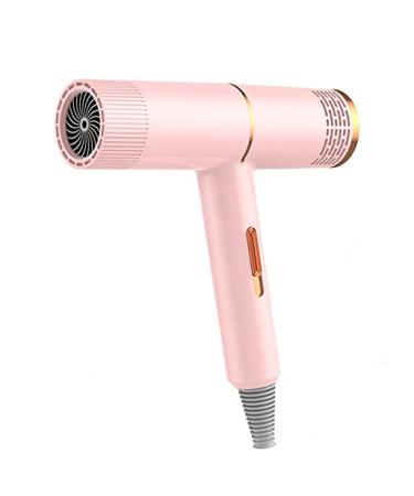 Professional Hair Dryer Infrared Negative Ionic Blow Dryer Hot&Cold Wind Salon Hair Styler Tool Hair Electric Blow Drier Blower (Type 1 Pink)