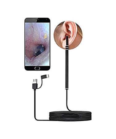 Jteremy Ear Wax Removal Tool 5.5mm Diameter Visual Ear Camera HD Ear Endoscope Ear Cleaning Tool for Adults Kids