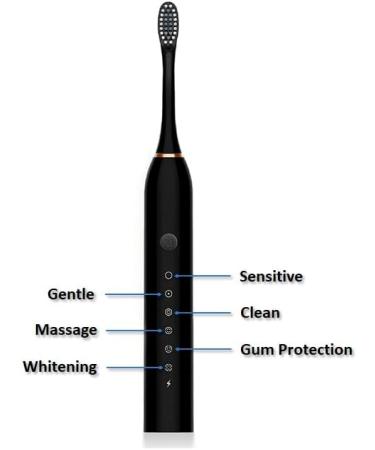 Buy Sonic Electric Toothbrush - USB Charging IPX7 Waterproof 60 Days Battery Life - International Shipping - Buy Online on GoSupps.com