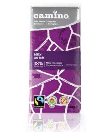 Camino Organic Chocolate Bars - Milk (12x100g)