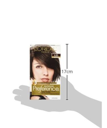 L'Oreal Preference #4 Dark Brown Hair Color - 1 ct | Shop Internationally for Best Results  - Buy Online on GoSupps.com