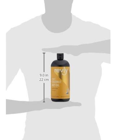 Revly 100% Coconut MCT Oil 32oz - Premium Quality, Pure and Natural - Amazon Brand - Buy Online on GoSupps.com