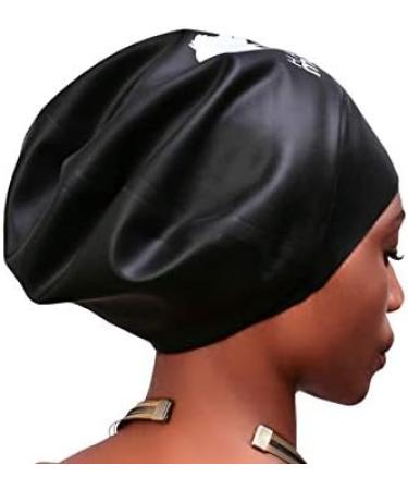 Happy Mane Silicone Swim Cap for Braids & Dreadlocks - Waterproof Cap for Long Curly Hair - Ideal for Women Teens & Kids - Rose Color - Buy Online on GoSupps.com