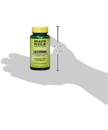 Health Plus Lecithin 550mg Memory Support Supplement - 90 Gelatin Free Capsules - Buy Online on GoSupps.com