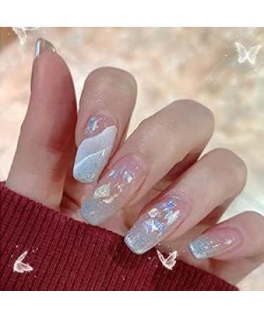 Ownsig Seashell Nail Art Glitter Slices - 3D Abalone Shell Fragments for DIY Nail Design in Dark Color - Buy Online on GoSupps.com