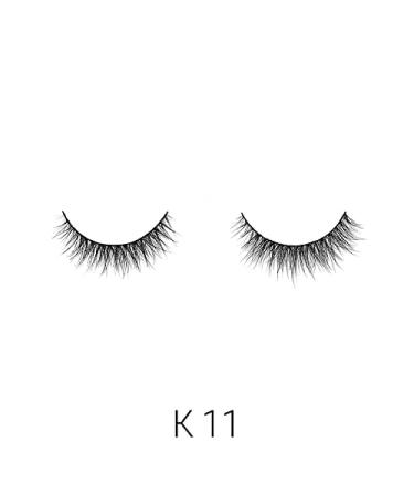 Laflare 3D Real Mink Eyelashes - Luxurious Hand-made Natural & Long Lasting False Lashes (K11) | International Shipping Available - Buy Online on GoSupps.com
