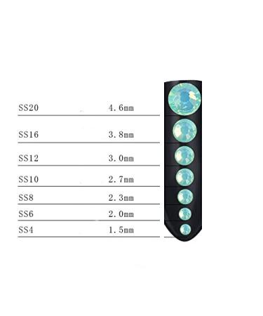 4 Pack Sparkly Crystal Opal Rhinestones for Nails - 3D Nail Art Kit with Diamond Rhinestones - Nail Decoration Charms for DIY Crafts - Buy Online on GoSupps.com