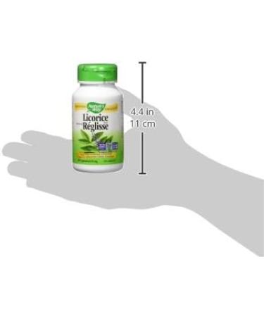 Nature's Way Licorice Root For Urinary & Intestinal Inflammation 100 Vegetarian Capsules - Buy Online on GoSupps.com