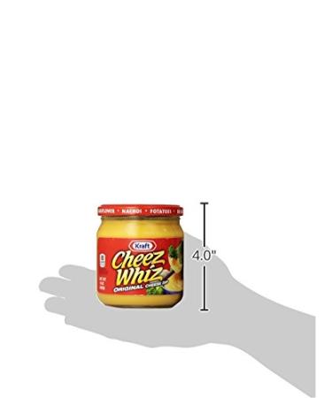 Cheez Whiz Original Cheese Dip 15 oz Jar - Creamy Cheese Sauce - 1 Pack - Buy Online on GoSupps.com