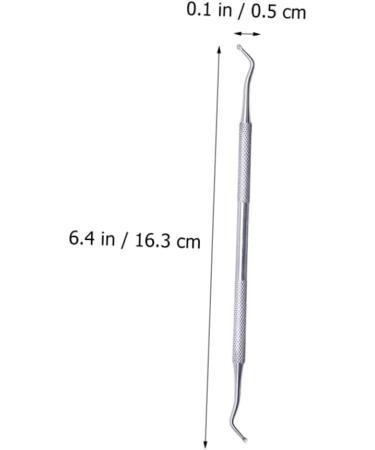 minkissy 1 Set Manicure Tools Metal Nail Pusher Cuticle Remover Cuticle Tool Precision Fine Point Nail Cuticle Trimmer for Craft Cuticle Stick Putter Stainless Steel Exfoliating - Buy Online on GoSupps.com