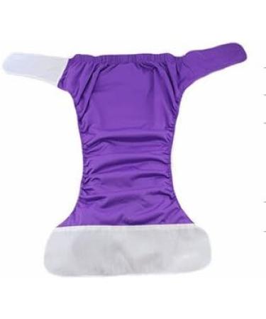 Nikou Adult Washable Diaper - Adjustable Incontinent Care Cloth Diaper Pants | Light Purple - Buy Online on GoSupps.com