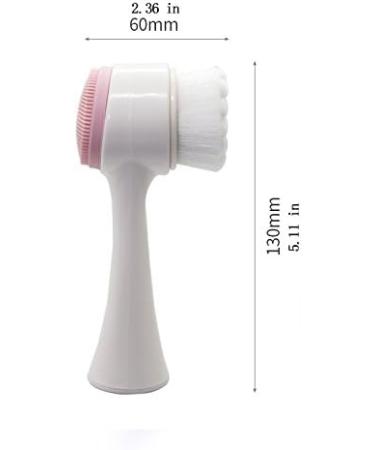 JJMG New Face Wash Brush - Soft Fiber Bristle Facial Cleansing Brush for All Skin Types | Deep Cleansing Spa Exfoliator - Buy Online on GoSupps.com