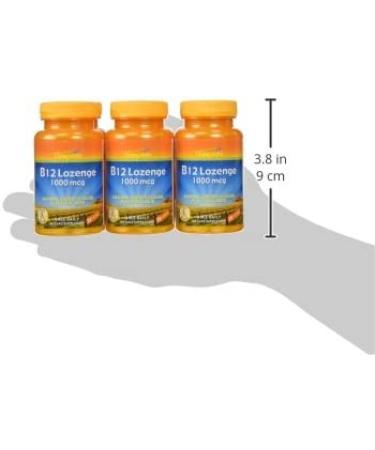Thompson B12 Lozenge - Natural Cherry Flavor 1000 mcg | 30 Lozenges | Energy & Wellness - Buy Online on GoSupps.com
