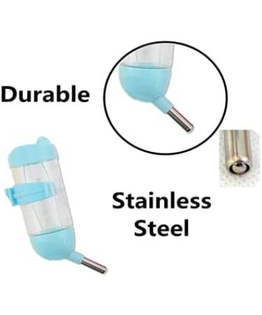 NA 2 Pcs(80ml) Hamster Dispenser Bottle Plastic Hanging Water Bottle Small Animal Water Bottle for Rabbit Guinea Pig Rat Gerbil - Buy Online on GoSupps.com