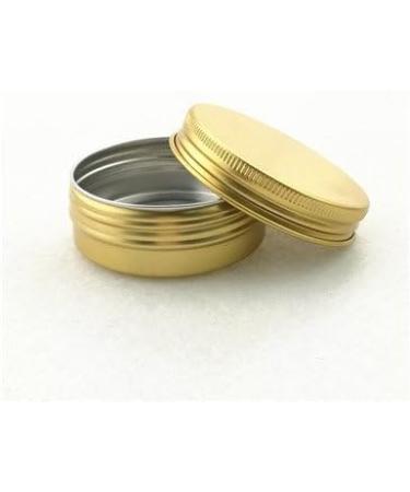 6 Pack 40ml Gold Aluminum Round Lip Balm Makeup Containers Jars with Screw Lid for Beauty Products 40ml - Buy Online on GoSupps.com