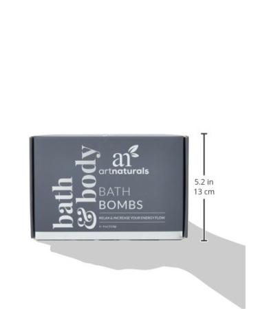 Artnaturals Bath Bombs - 6 Pack (4 oz Each) | Soothing & Aromatic Spa Experience - Buy Online on GoSupps.com