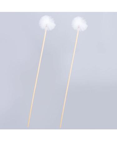 Goose Feather Earpick for Adult 2Pc Ear Wax Remover Ear Cleaning Tool Curette Spoon Cleaner Stick Ear Care Ear Spoon