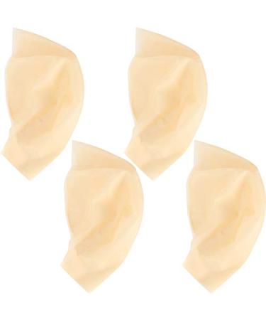 4 Pieces Bald Caps for Adults Halloween Latex Makeup Bald Head Wig Cap Big Size Fake Bald Wig Costume Accessory for Adults Men Women(4 Packs Big Size)