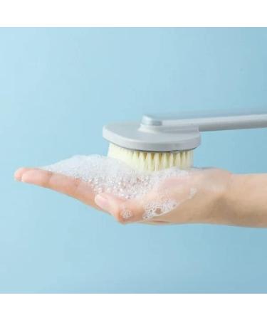 Long Handle Bath Massage Cleaning Brush - Exfoliating Back Scrubber for Hard to Reach Areas (Green) - Buy Online on GoSupps.com
