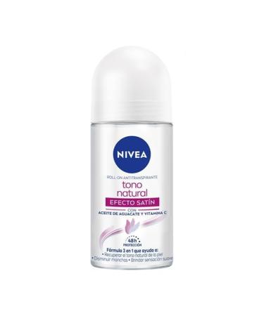Niv Desodorante Tono Natural | Brightening Deodorant w/Avocado Oil & Vitamin C50ml (Single)