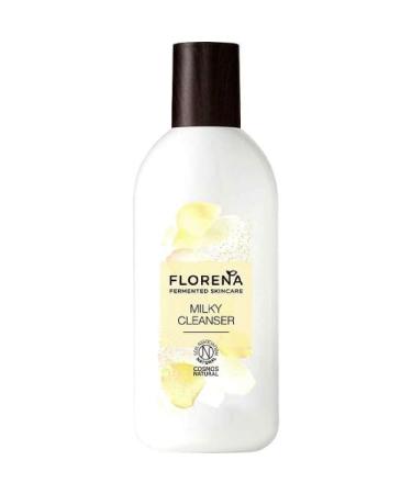 Florena Fermented Skincare Milky Cleanser | Fermented Skincare with Gentle Cleansing Formula | Natural Ingredients for Daily Skincare Routine 200ml Bottle