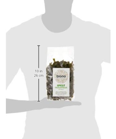 Biona Organic Spelt Pasta White Tagliatelle with Spinach 250g - Buy Online on GoSupps.com