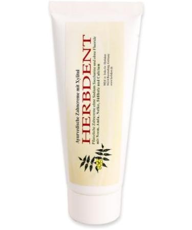 Herbdent Ayurvedic Toothpaste with Xylitol & Calcium - 80ml (1 Pack) for Healthy Teeth - International Shipping Available - Buy Online on GoSupps.com