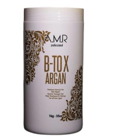 BTOX ARGAN AMR PROFESSIONAL INTENSE REPAIR CARE - FORMOL FREE - For Very Damaged Hair (1 kg)