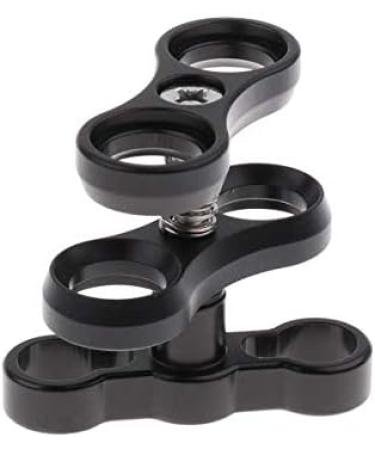 4 Pcs Aluminum Ball Clamp Mount for Diving Light Arms Tray System - Black - Buy Online on GoSupps.com
