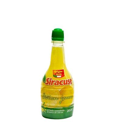SIRACUSE - Yellow Lemon Juice 200Ml - Pack of 4 - free delivery