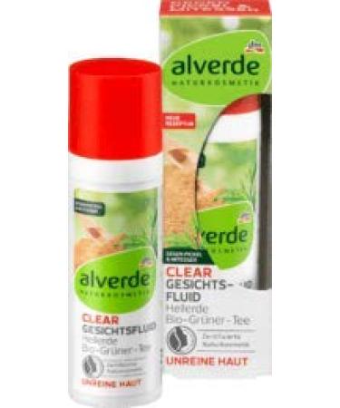 Alverde alverde NATURKOSMETIK Organic Green Tea Healing Clay Clear Face Day Cream 1 x 30 ml