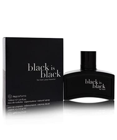 StarSun Depot Black Is Black Cologne By Nu Parfums Eau De Toilette Spray 3.4 oz