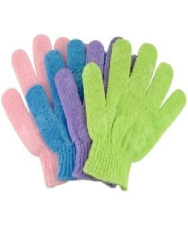 ALINCAS Exfoliating Bath Gloves - Set of 4 Pairs for Smooth Skin - Buy Online on GoSupps.com