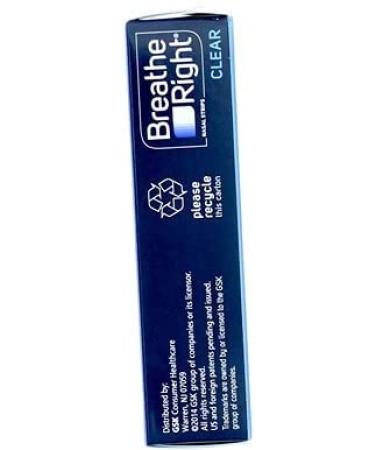 Breathe Right Nasal Strips Clear for Sensitive Skin - Large 30-Pack - Buy Online on GoSupps.com