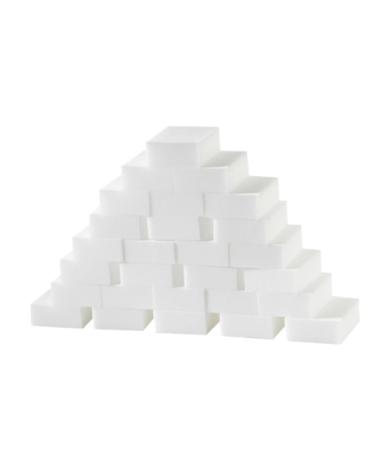 Eraser Sponge High Density Non Scratch Pads Household Melamine Foam Cleaner White 10x6x2cm 50PCS Scourers Sponges