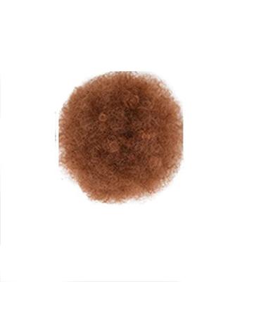 10 inch High Puff Afro Curly Wig Ponytail Drawstring Short Afro Kinky Pony Tail Clip in On Synthetic Kinky Curly Hair Bun 6inch Color 30
