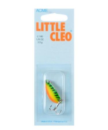 Acme Little Cleo Fishing Terminal Tackle, 1/8-Ounce, Fire Tiger