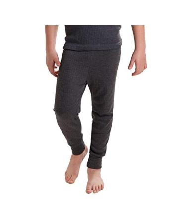 Octave 2 Pack Boys Thermal Underwear Long Johns/Pants/Long Underwear 3-5 yrs Waist: 20.5 inches Charcoal