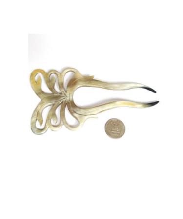 Marycrafts Multicoloured Butterfly Hairpin & Hair Sticks - Buffalo Horn Hair Accessories for Stunning Styles - Buy Online on GoSupps.com