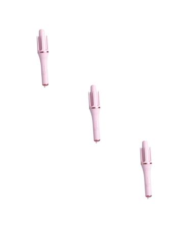 FOMIYES 3pcs Fully Automatic Hair Curling Iron Tool Hair Curlers Pink Nylon 32.50X5.50X5.50CMx3pcs Pinkx3pcs