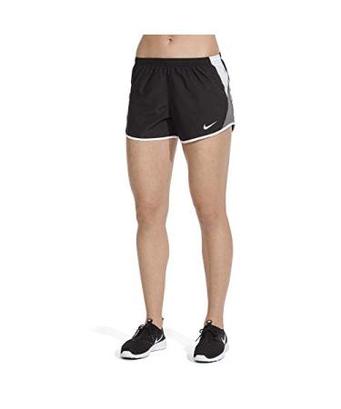 Nike Women's Dry 10K Running Shorts Medium Black/White/Dark Grey/Wolf Grey