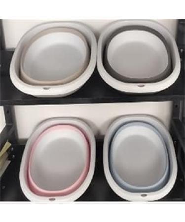 XBLDMJY Collapsible Wash Basin - Large 10L Gray Folding Vegetable Washbasin Bowl - Buy Online on GoSupps.com