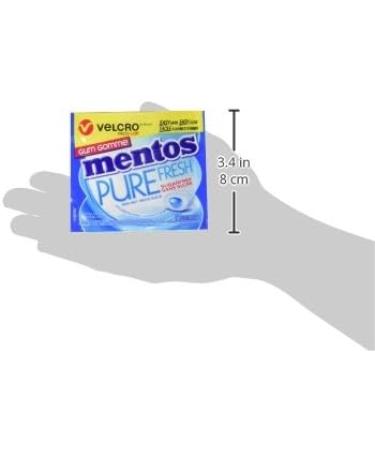 Mentos Gum Pure Fresh Velcro Pack Fresh Mint 24g Pack of 10 - Buy Online on GoSupps.com