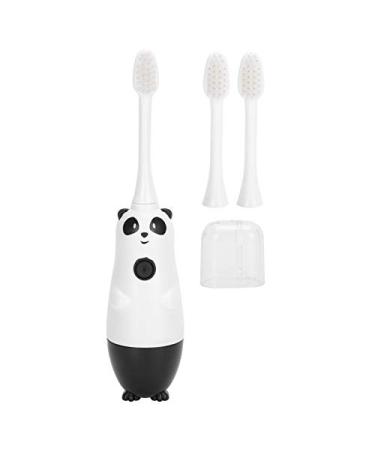 POCREATION Sonic Electric Toothbrush  Soft Bristles Tooth Brush  Panda Pattern Teeth Cleaning Brush  Electric Kids Toothbrush  Oral Caring Tool for Children