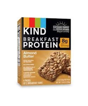 Kind Breakfast Bars Variety Pack - Dark Chocolate Cocoa, Honey Oat, Peanut Butter, Almond Butter, Peanut Butter Banana Maple Cinnamon, Blueberry Almond - 5 Box (8ct each) - Buy Online on GoSupps.com