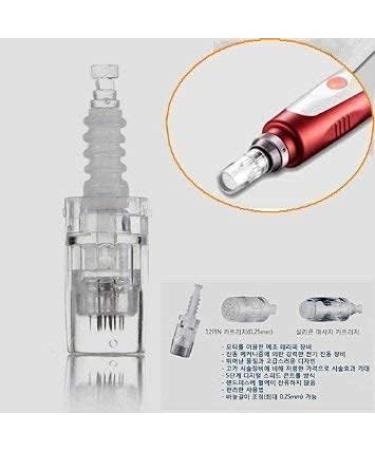 20 pieces 12-Pin Replacement Dermapen Needles Cartridges for Auto Derma Stamp Pen - Buy Online on GoSupps.com