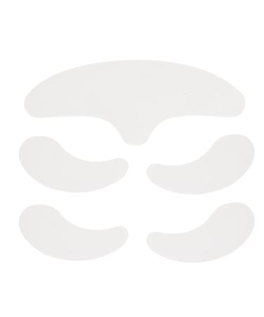 5PCS/Set Silicone Anti-Wrinkle Patches Reusable Forehead Sticker Eye Sticker Facial Wrinkle Remover Strips for Smoothing Eye Mouth or Forehead Wrinkles