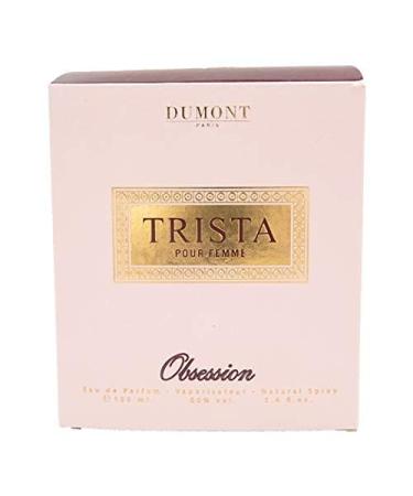 Dumont TRISTA OBSESSION POUR FEMME - Eau De Parfum - 3.4oz - Luxury Perfume for Women & Girls - Floral Fruity Musk & Feminine Fragrance -Long Lasting Cologne Mist & Body Spray - for Her - Buy Online on GoSupps.com