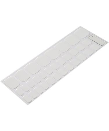 Couture White Glossy Gel Pedicure Strips - DIY Salon-quality Pedicure Kit with UV Light | Adora Couture - Buy Online on GoSupps.com