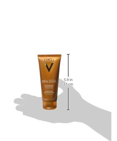 Vichy Capital Soleil Moisturizing Self Tanner Milk 3.38 Fl Oz - Face & Body Sunless Tanning Lotion, Paraben Free - Buy Online on GoSupps.com